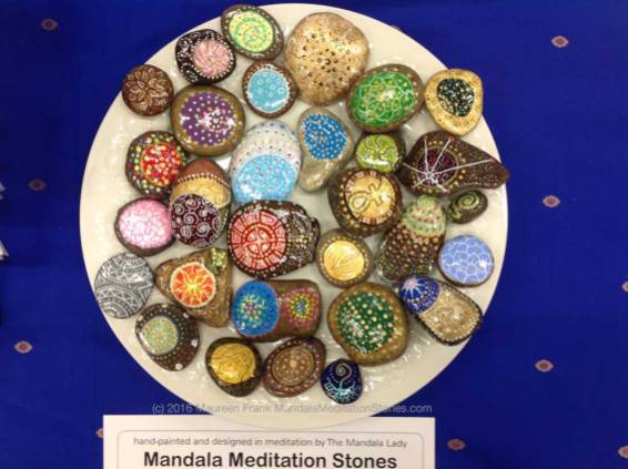 Mandala Meditation Stones - Front Views